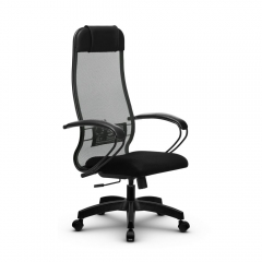 Офисное кресло МЕТТА Комплект 11, Основание 17831 Темно-серый Black